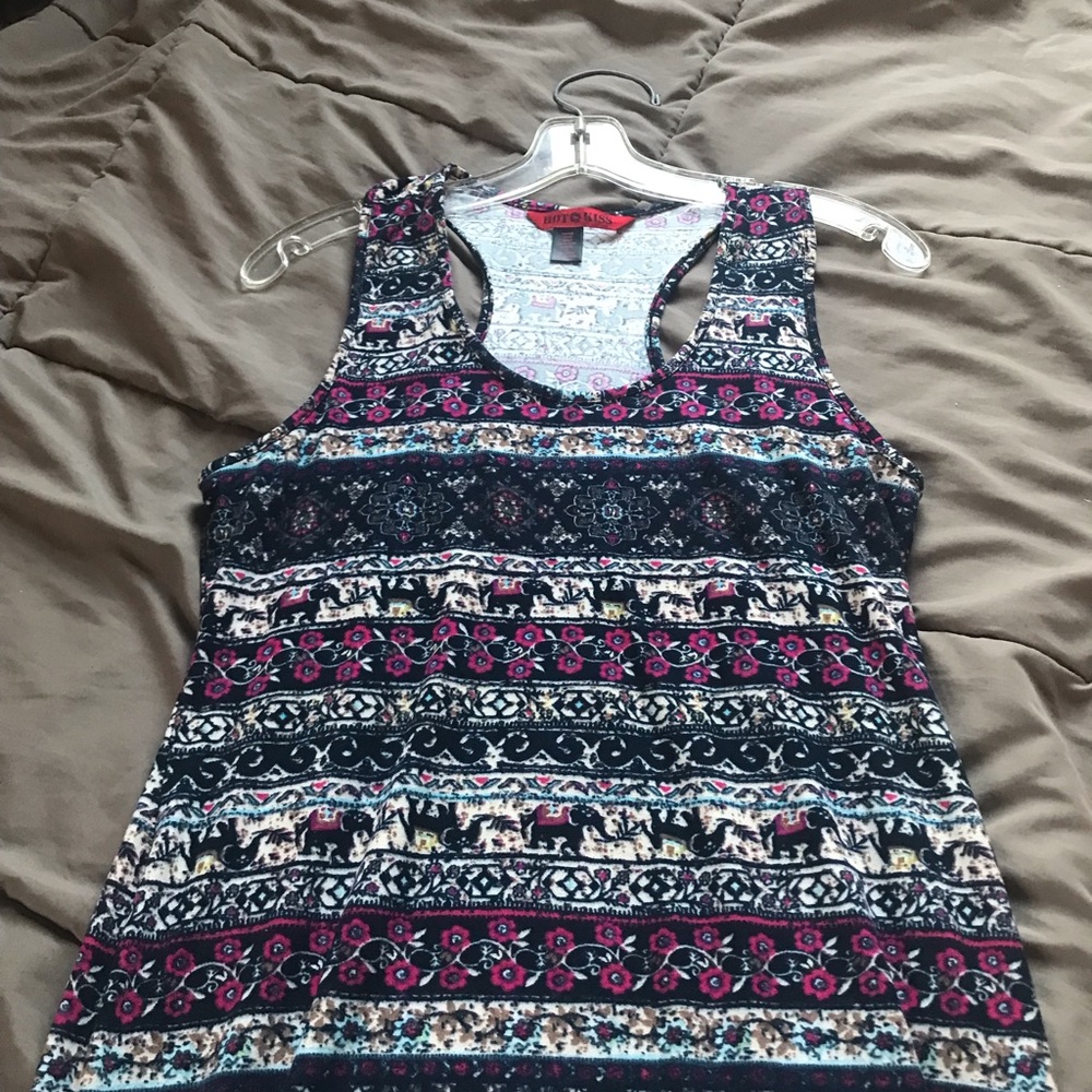 Pattered maxi dress
